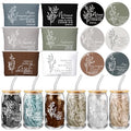 Christian Gift Set with Bible Style Accessories - 6 Pieces, Neutral Colors, 17oz Glass Cup, Makeup Bag & Mirror - Variation of 6 / Spanish Neutral Colors / 17 Ounces