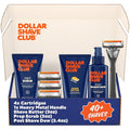 Men's Shaving Gift Set with Razor, Blades, Shave Butter & Accessories