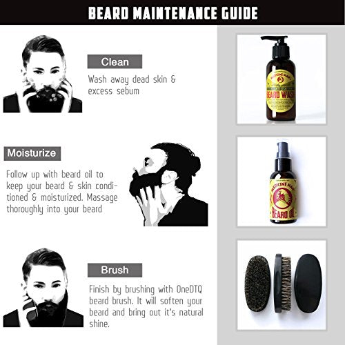 Beard Wash for Itchy Beard & Dandruff – Natural Soothing Shampoo - 4.7 FL OZ