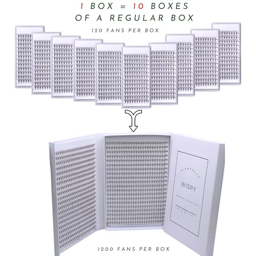 Premade Eyelash Fans Box - Brown C Curl 9-12mm | 500 Count Lash Extensions