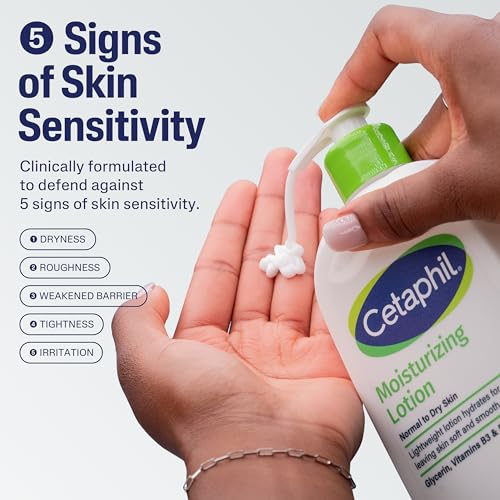 Fragrance-Free Cetaphil Moisturizing Face & Body Lotion - 2oz Travel Pack of 12