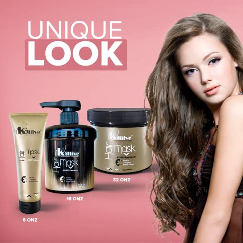 KALIVE Hair Mask 16 oz Deep Repair & Moisturizing Treatment for Damaged Hair