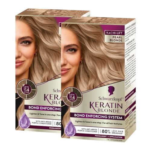 Schwarzkopf Keratin Color Permanent Hair Dye - Pearl Blonde