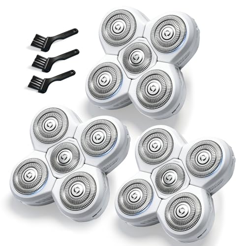 White 5 Head Shaver Replacement Blades for Freebird FlexSeries Women - 3 Pack