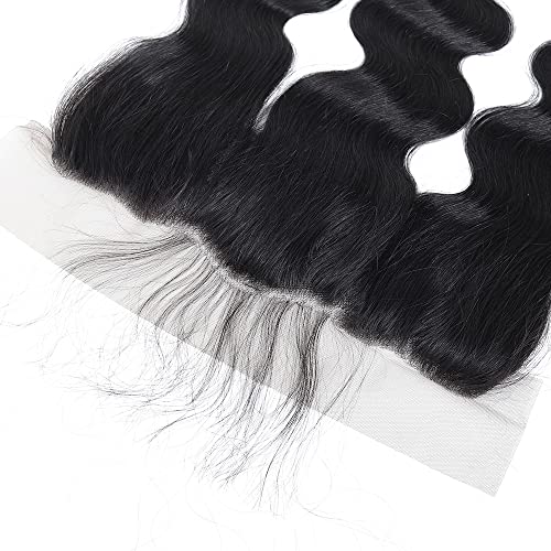 16 Inch Body Wave Lace Frontal Closure Ear to Ear HD Transparent Lace - 13x4