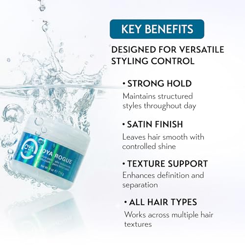 OYA Rogue Texture Paste 4 oz - Strong Hold Satin Finish Hair Styling Product - Variation of THIS listing