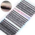 Natural Lash Clusters 8-16MM Wispy Lash Extensions 30D+40D+50D Cluster Eyelash Extensions 360Pcs Wispy Individual Eyelashes by Geeneiya