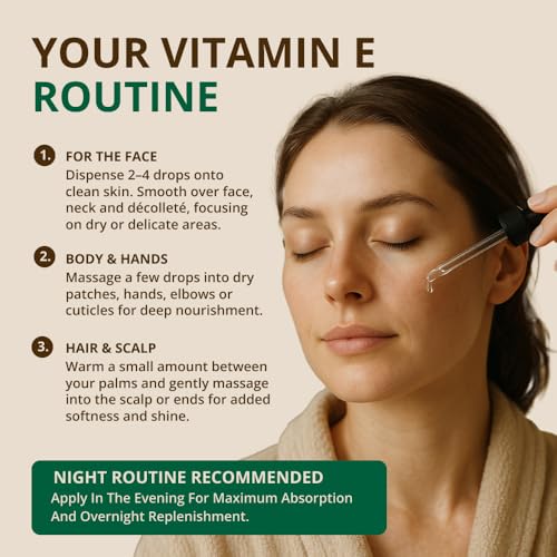 Vitamin E Oil 2 Fl Oz - Pure Natural Skin Repair & Moisturizer - Variation of THIS listing