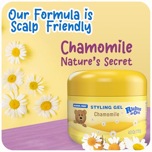 Ricitos de Oro Chamomile Hair Gel - Baby & Kids, 4 Fl Oz Pack of 12
