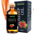 GreenIVe Organic Rosehip Oil 8 Fl Oz - Pure Cold Pressed Skin & Hair Treatment