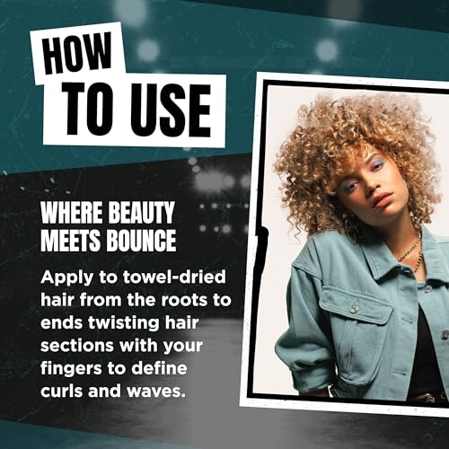 TIGI Catwalk Curls Rock Amplifier Curl Cream 2-Pack for Defined, Frizz-Controlled Waves