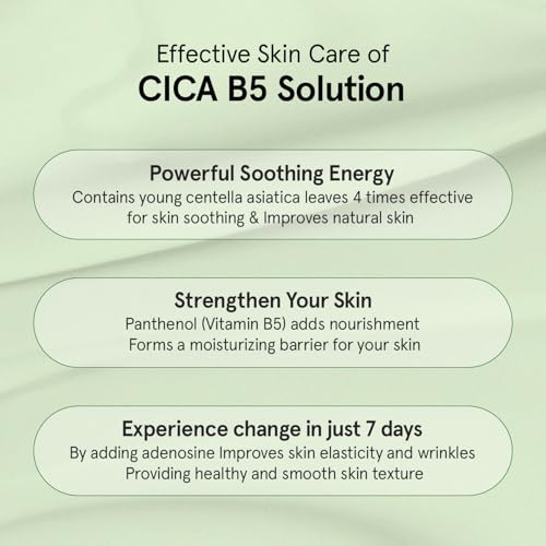 Cica B5 Moisturizing Cream for Sensitive Skin - Hydrating Barrier Repair, 70ml