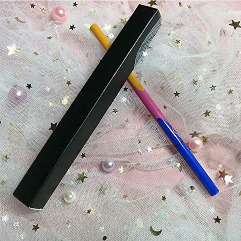 50 Pcs Eyeliner Packaging Boxes, 5.7x0.63x0.63 Inch Twist Pen Wrapping Box, Black Matte Cuticle Oil Pen Package Boxes