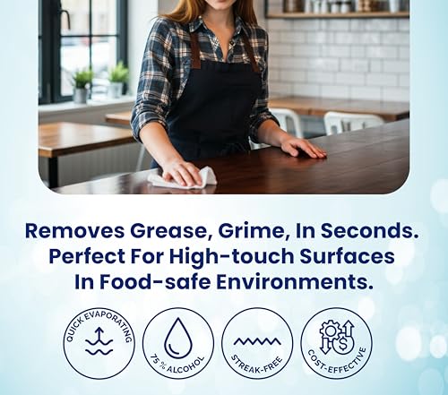Freshnaps 50 Pack Restaurant & Institutional Multi-Purpose No-Rinse Cleaning Wipes - 24 Packs (1,200 Wipes Total) - No Residue, Streak-Free, Heavy-Duty