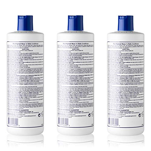 Mane 'n Tail Original Formula Conditioner 16 oz Pack of 3 for Thicker Hair