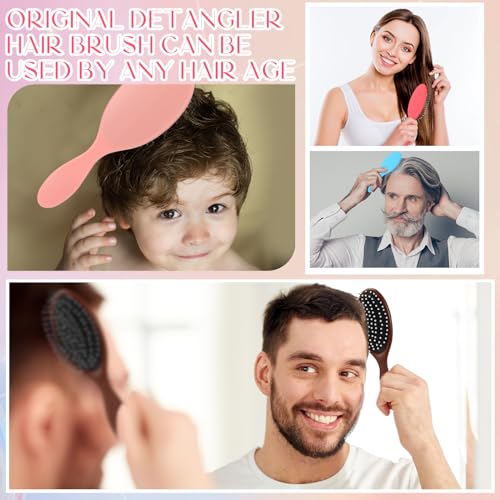 Suclain 30 Pcs Hair Brushes Bulk for Women - Detangling & Travel-Friendly