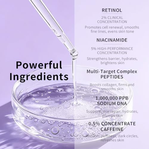 HerbBliss Collagen Retinol Hydrogel Eye Patches - Hydrating 12 Pairs - Variation of 12