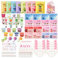 90PCS Spa Party Supplies Set for Girls with Masks, Tattoos & Favors - Variation of THIS listing