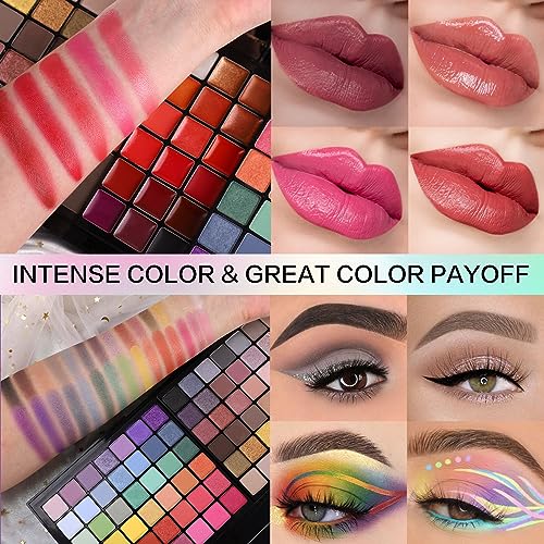 CHARMCODE Ultimate Full Makeup Kit - All-in-One Cosmetic Set for Women & Girls