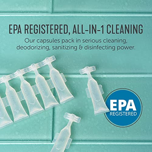 Force of Nature Cleaner & Disinfectant Capsule Refill - 50 Count (3ml) - Eco-Friendly, EPA Registered