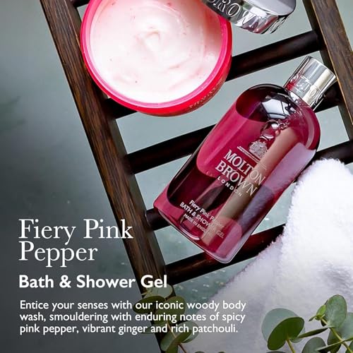 Bath & Shower Gel Fiery Pink Pepper Body Wash - New Version, 10 fl oz