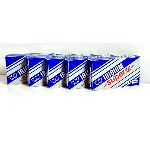 Wizamet Super Iridium Double Edge Razor Blades Pack of 100