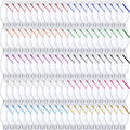 100 Pcs Traveling Bottles with Keychain 2oz Clear Keychain Bottle Plastic Empty Refillable Liquid Packing Container Squeeze Plastic with Lid for Liquid Cream (Oval)