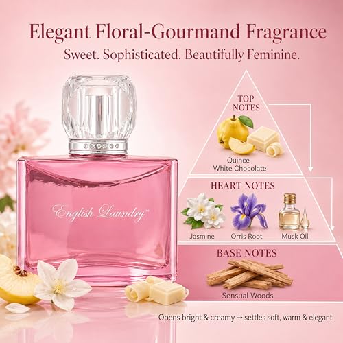 Women's Floral Gourmand Eau de Parfum - Quince, White Chocolate, Jasmine, Woods, 3.4 fl oz