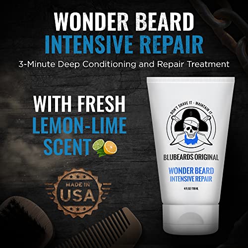Bluebeards Original Beard Conditioner & Softener 4oz - Deep Nourishing Treatment for Men - Wonder Beard