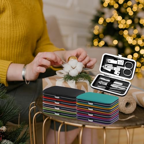 Terdey 48-Pack Manicure Nail Clipper Set Stainless Steel 8-in-1 Bulk Kit