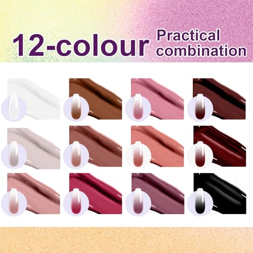JC Handcrafted Press On Nails Kit, Short Length Nail Press Ons, Durable, Easy Application, Stylish Impress Press On Nails, Perfect for Daily Wear & Special Occasions (M19, M)