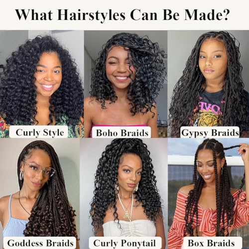 Colorful Queen 12 Inch Grey GoGo Curl Crochet Hair for Women - 7 Packs Water Wave Deep Twist Extensions