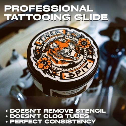 Professional Tattoo Ointment for Artists - 8.45oz, Reduces Irritation & Swelling, Enhances Color Packing, Non-Clogging Formula