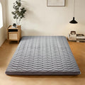 Gray Full Size Japanese Foam Futon Mattress 54x80 Foldable Floor Bed