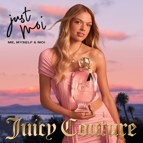 Amber Vanilla Eau de Parfum for Women - Juicy Couture Just Moi 0.33 Fl Oz - Sweet Confident Fragrance