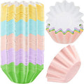 Boao Wax Melt Liners Reusable Leakproof for Any Wax Cubes Waxes Warmer Containers Cups for Scented Candle Plug in Warmers Electric Waxes Melters Burner(Pink, Blue, Green, Yellow, Purple,150 Pieces)