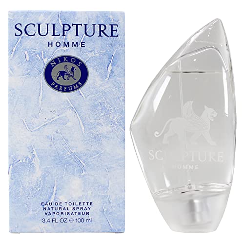 Men's EDT Spray Sculpture by Nikos 3.4 oz Cologne Fragrance for Men