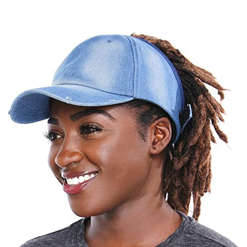 Beautifully Warm Satin Lined Baseball Hat for Women | Ponytail Hat for Curly Natural Hair | Backless Cap | Curl Hair Cap