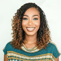 Pre-Looped Goddess Box Braids Crochet Hair 14 Inch - 9 Packs T30#