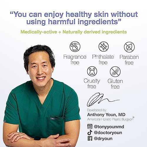 YOUN Beauty Wash-Off Exfoliating Face Wash by Dr. Anthony Youn ? Paraben-Free, Gentle Face Exfoliator with Shea Butter, Vitamin E, Jojoba Oil, and Grapeseed Oil (100 ml)