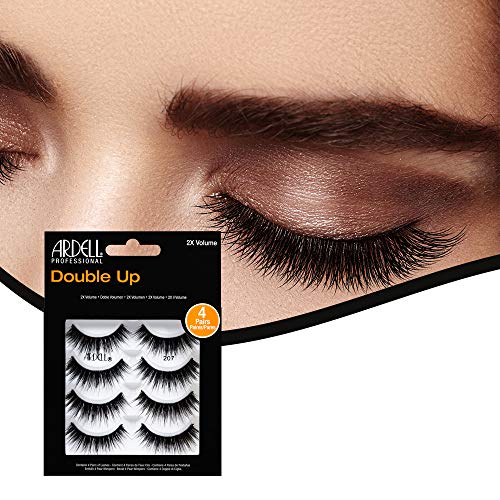 Dramatic Ardell Double Up 207 False Eyelashes - 8 Pairs, Voluminous & Bold
