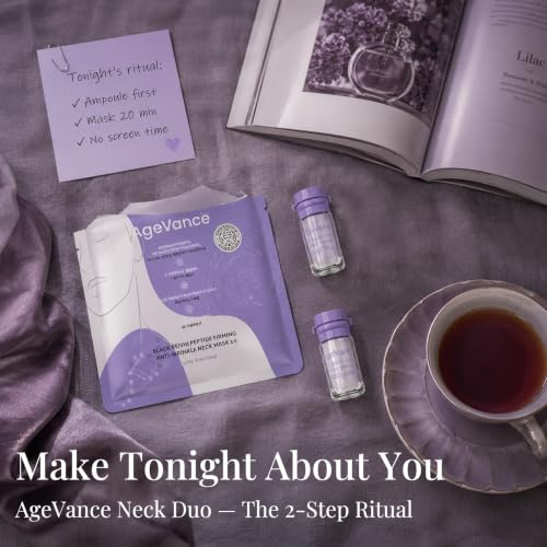 PEPTILIFT LAB™ Neck Duo - 5 Pack of Firming & Fine Line Mask & Ampoule Set