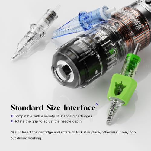 Wireless Tattoo Pen Kit Black2 - Complete Portable Tattoo Machine with Ink & Needles