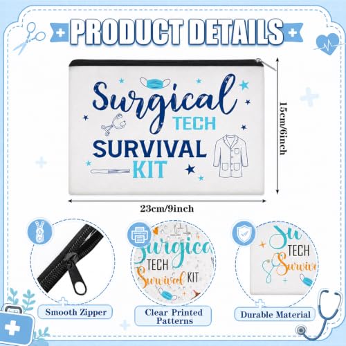 20 Pcs Surgical Tech Week Gift Cosmetic Bag - Medical Staff Appreciation Set