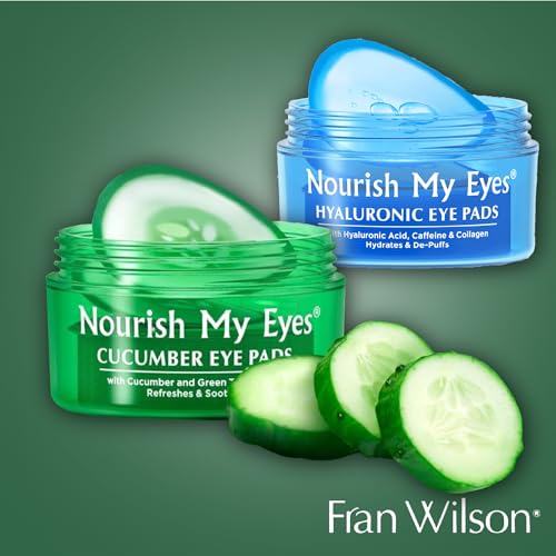Under-Eye Patches with Cucumber & Green Tea for Puffiness Relief - 36 Pads Pack