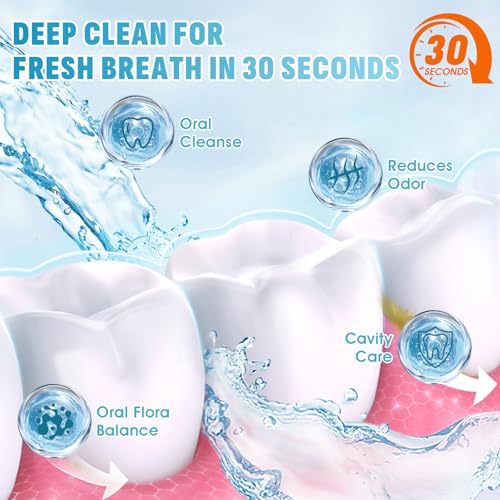 Travel Mouthwash Pack - 30 Alcohol-Free & Fluoride-Free Oral Hygiene Strips