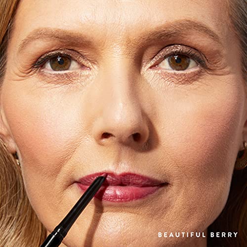 LAURA GELLER NEW YORK Complete Lip Look: Modern Classic Lip Liner, Beautiful Berry + Kajal Longwear Lip Color, Mulberry