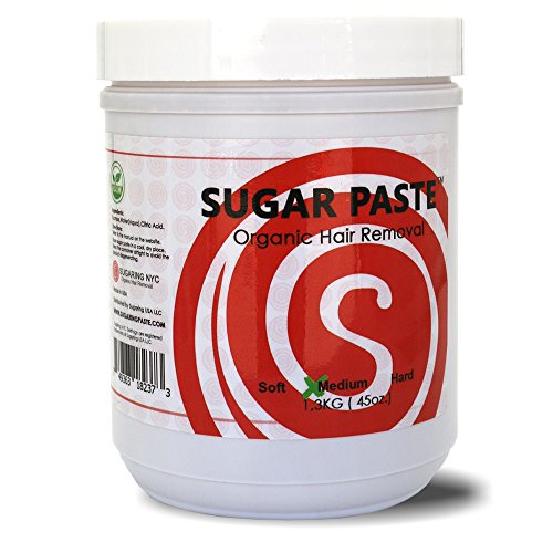 Medium Sugaring Paste for Legs, Arms, Armpits, Back, Legs & Healing Moisturizing Lotion
