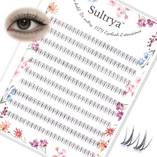 Bottom Lash Clusters 240 PCS Eyelash Clusters, Natural Wispy Look, DIY Bottom Lash Extensions, False Eyelashes, Wispy Bottom Lashes, Lower Lashes, Bottom Eye Lashes (6mm, BL-01)