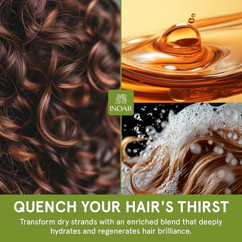 Moisturizing Hair Mask with Vitamin C & Argan Oil for Dry Hair - Vegan & Cruelty-Free, 17.64 Fl Oz